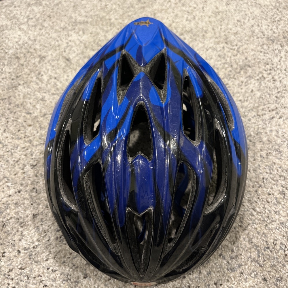 Bell Youth Riding Helmet Trigger Bicycle Rollerblade 50-57 cm Blue